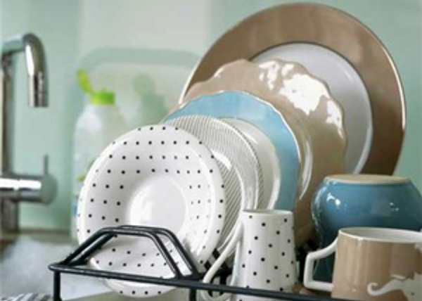 Способы мытья столовой посуды