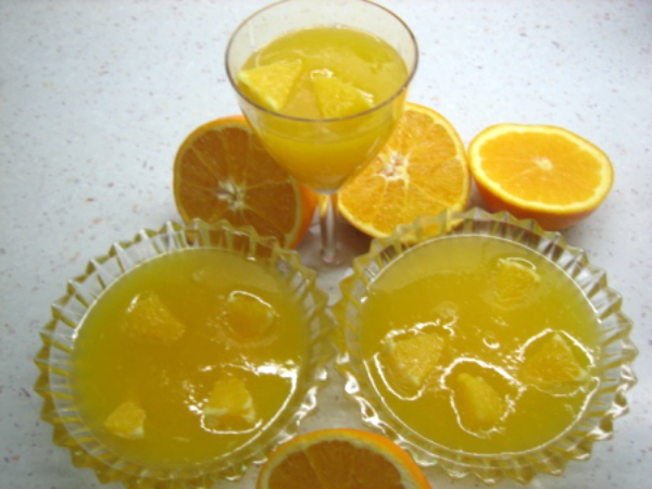 Апельсиновое желе - фото-рецепт
