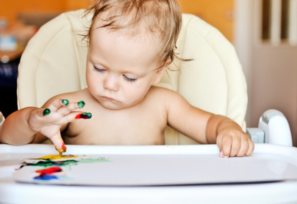 Пальчиковые краски: развиваем творческие способности у малыша!