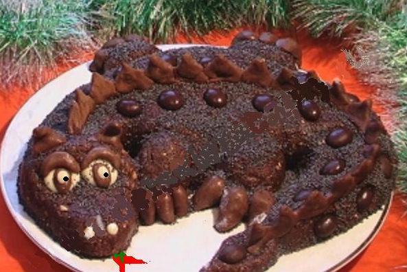 Новогодний торт «Дракончик»